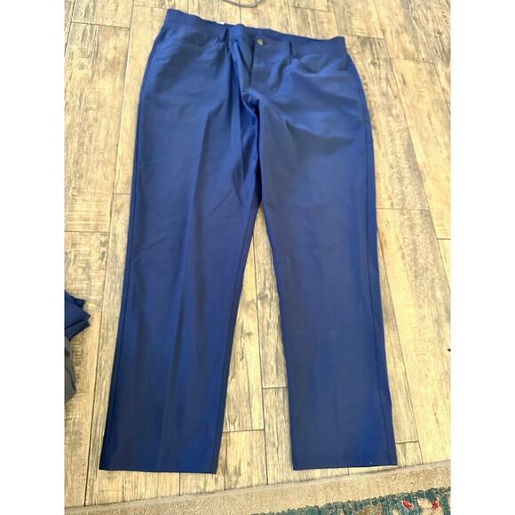 Rhoback Men's Navy Blue Performance Chino Pants Size 42X32 - Picture 3 of 11